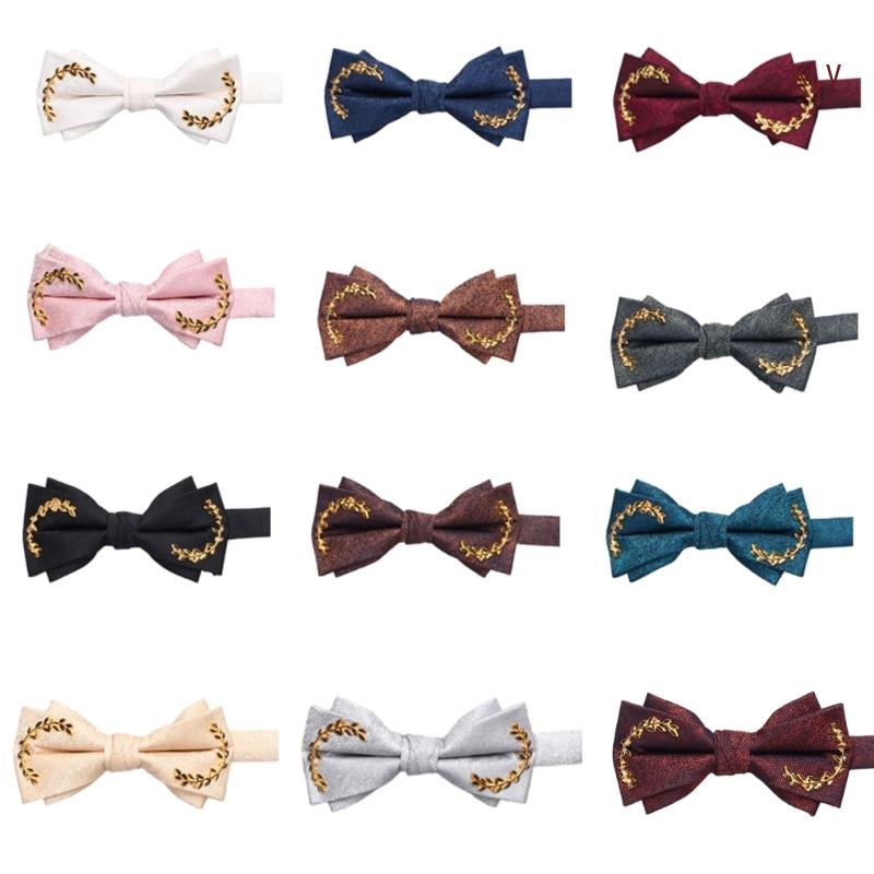 Men Formal Wear With Tie - Gentleman's BowTie Wheat-ear Perfect for Formal