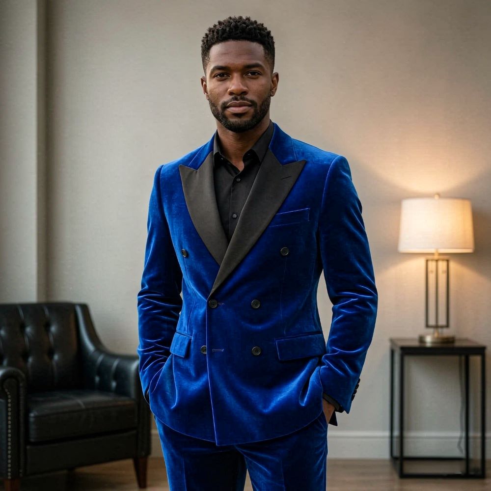 Formal Velvet Suits for Men Do - Men Formal Wear For Wedding ulasan dan harga