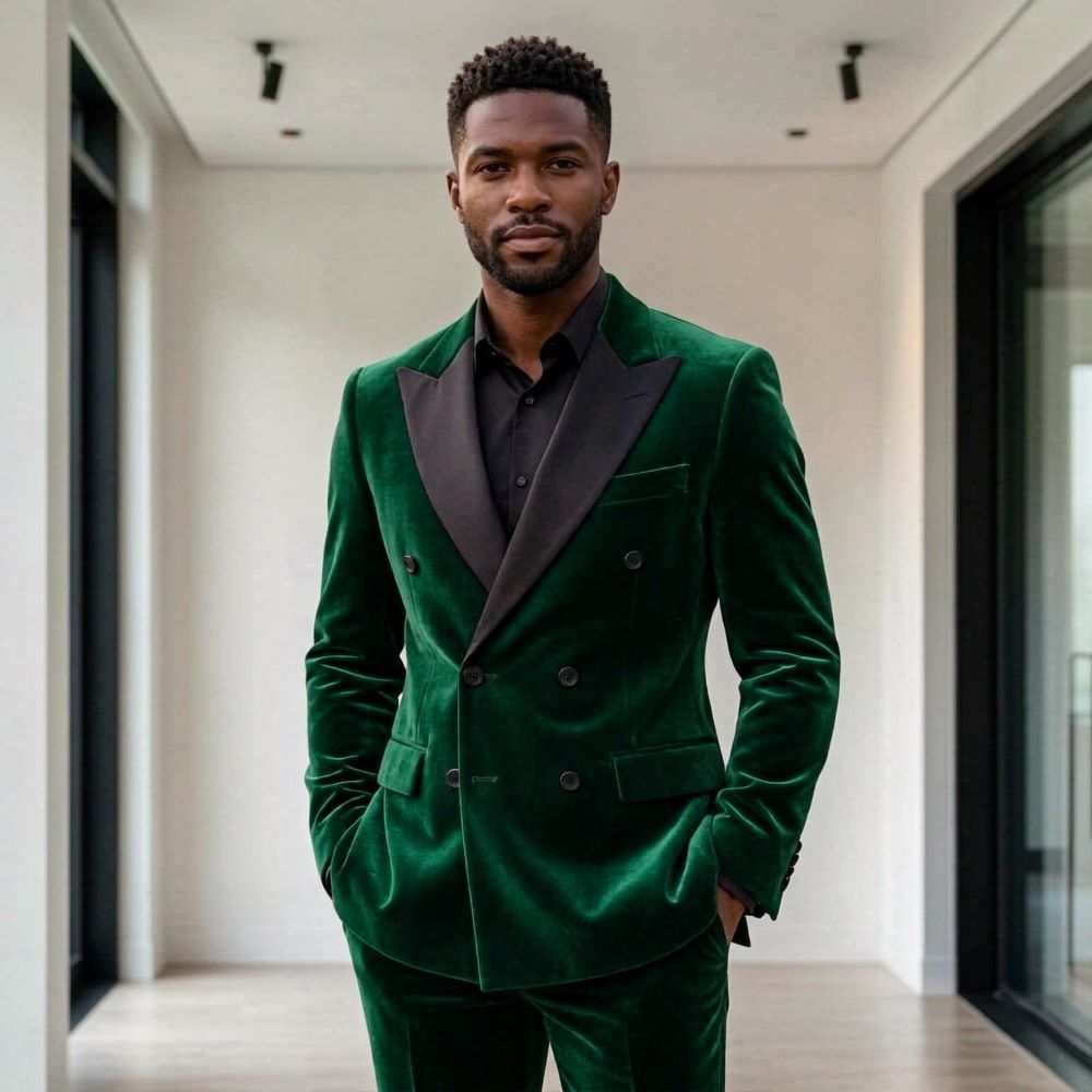 Formal Velvet Suits for Men Do - Men Formal Wear For Wedding ulasan dan harga