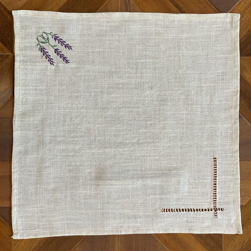 Hemstitch Napkin/Placemat Prov - Monogrammed Handkerchief ulasan dan harga