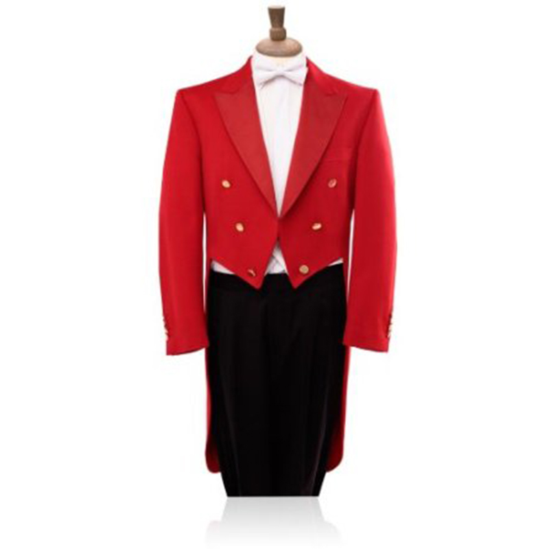 Red Tuxedo Tailcoat Collection - Men Formal Wear Red ulasan dan harga
