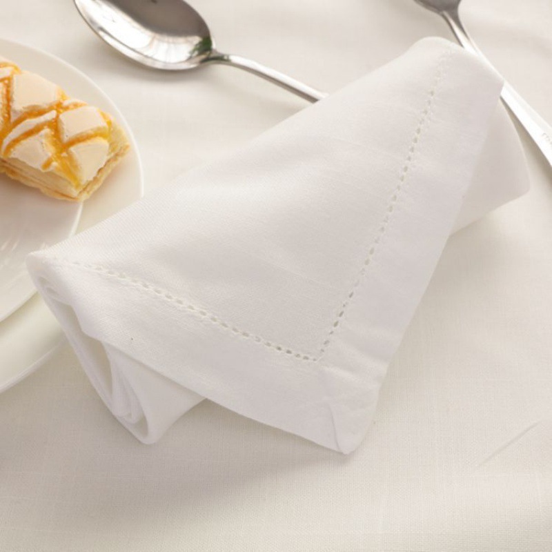 Luxury Square Napkin For Dinin - Monogrammed Handkerchief ulasan dan harga