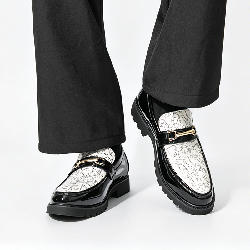 Men Two Tone Bamboo Print Pate - Men'S Formal Attire ulasan dan harga