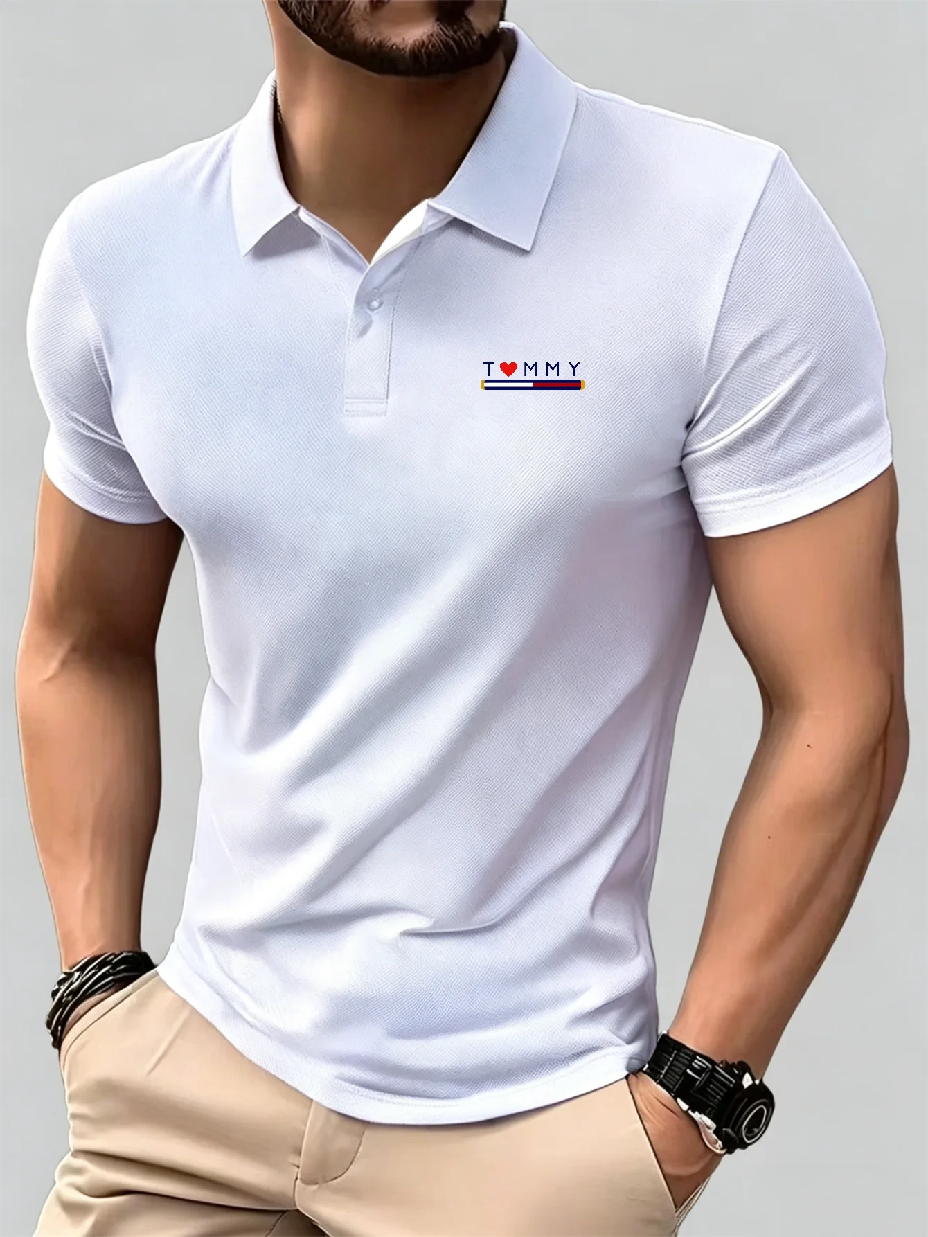 New Breathable Short Sleeve Bu - Young Men Formal Wear ulasan dan harga