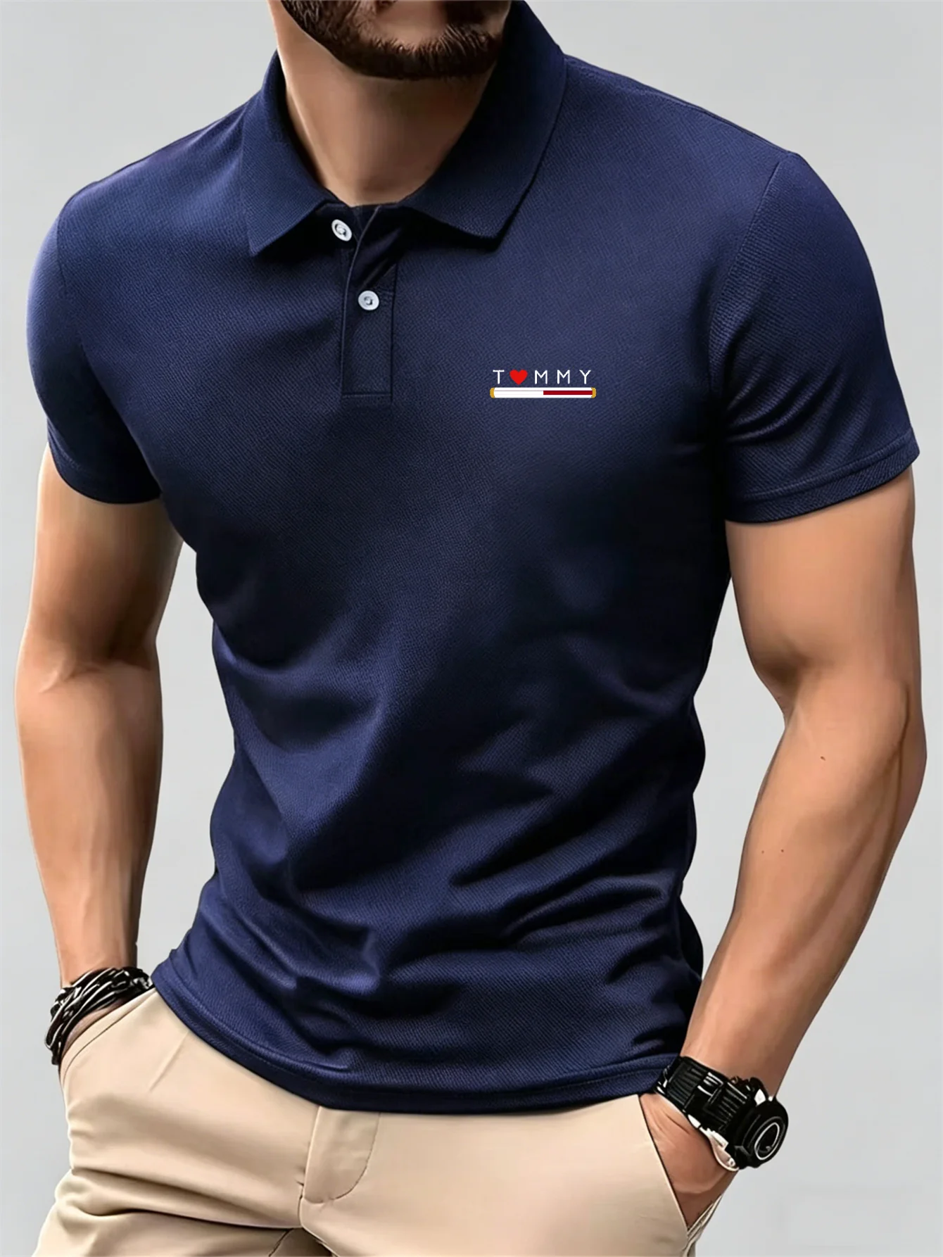 New Breathable Short Sleeve Bu - Young Men Formal Wear ulasan dan harga
