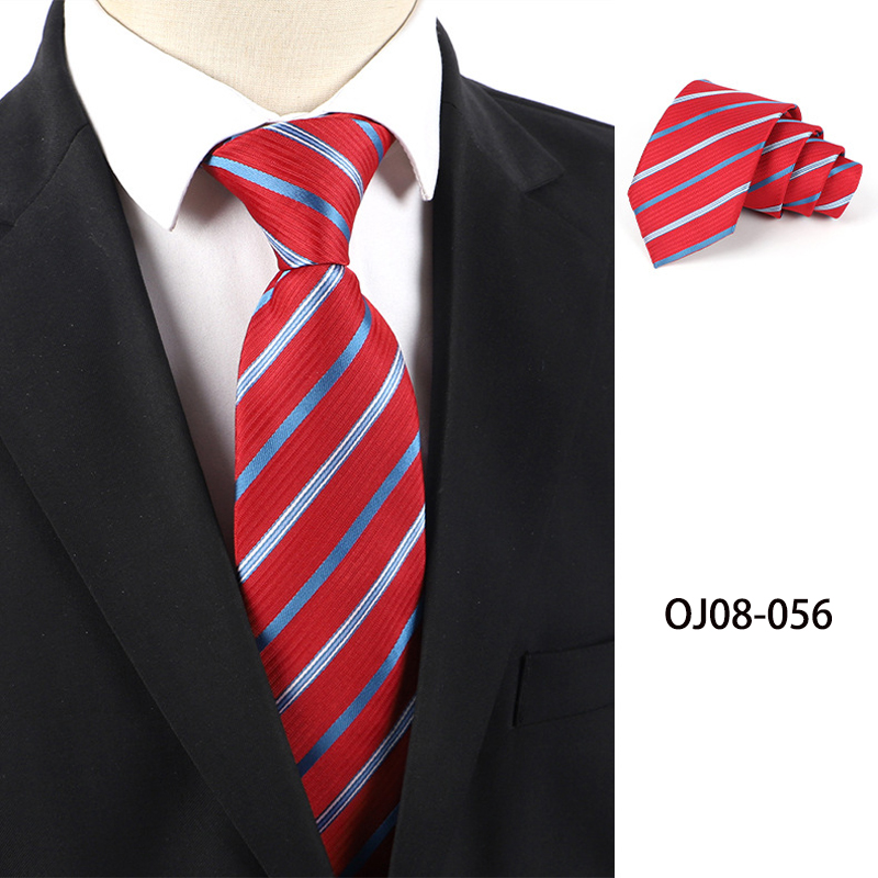 8cm New Fashion Stripes Plaid  - Men Formal Wear With Tie ulasan dan harga