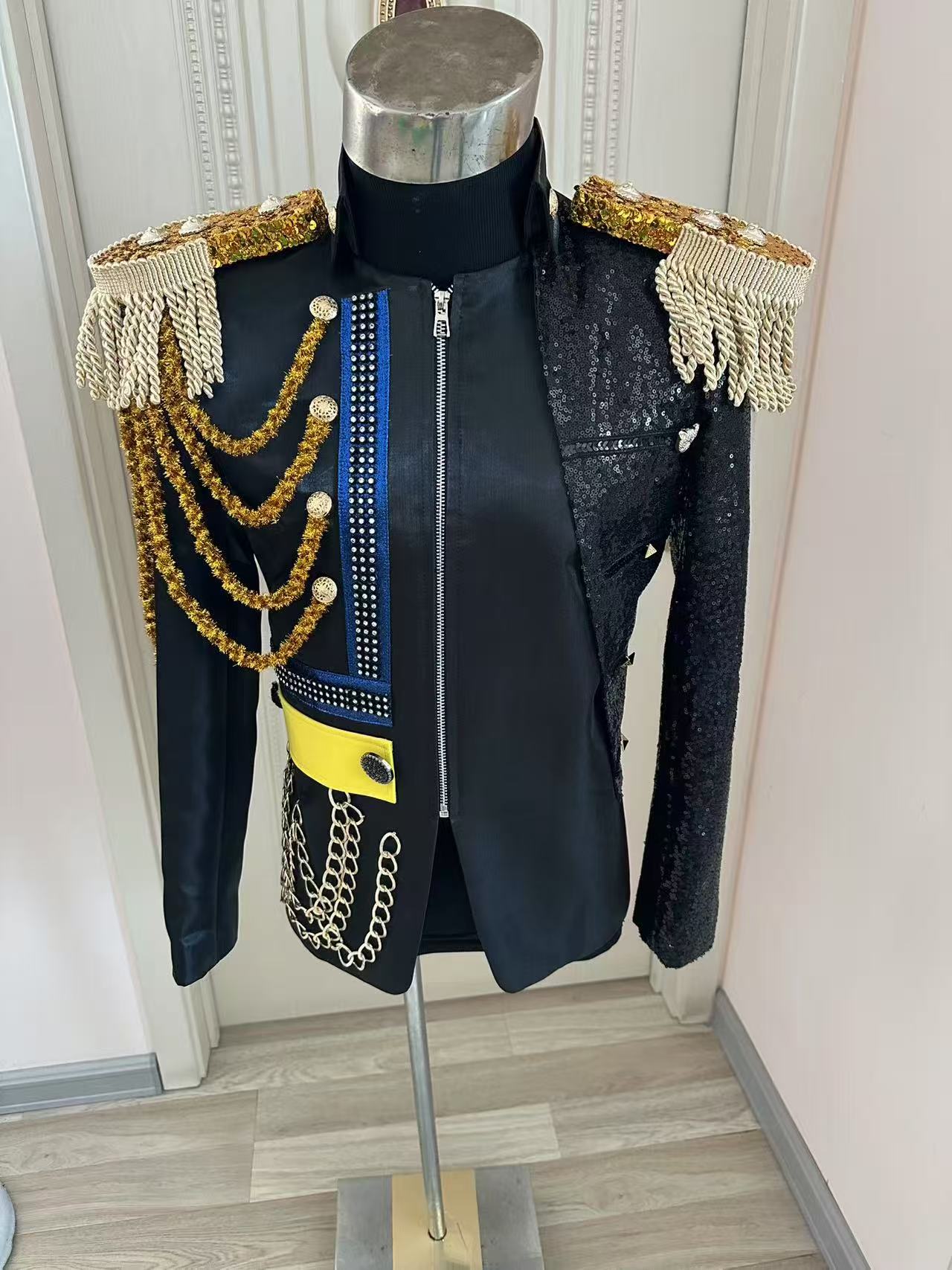 New Men Tassel Royal Jacket We - Men Formal Wear For Wedding ulasan dan harga