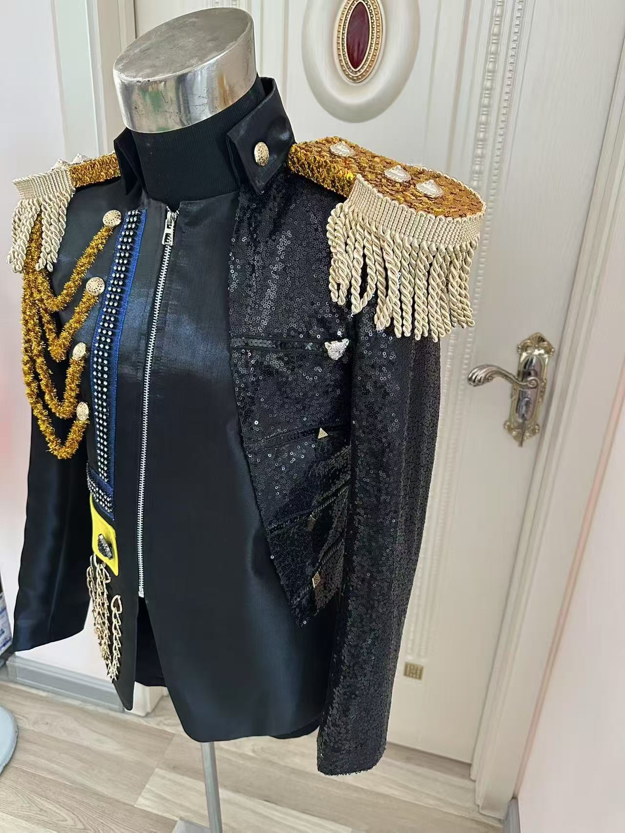 New Men Tassel Royal Jacket We - Men Formal Wear For Wedding ulasan dan harga
