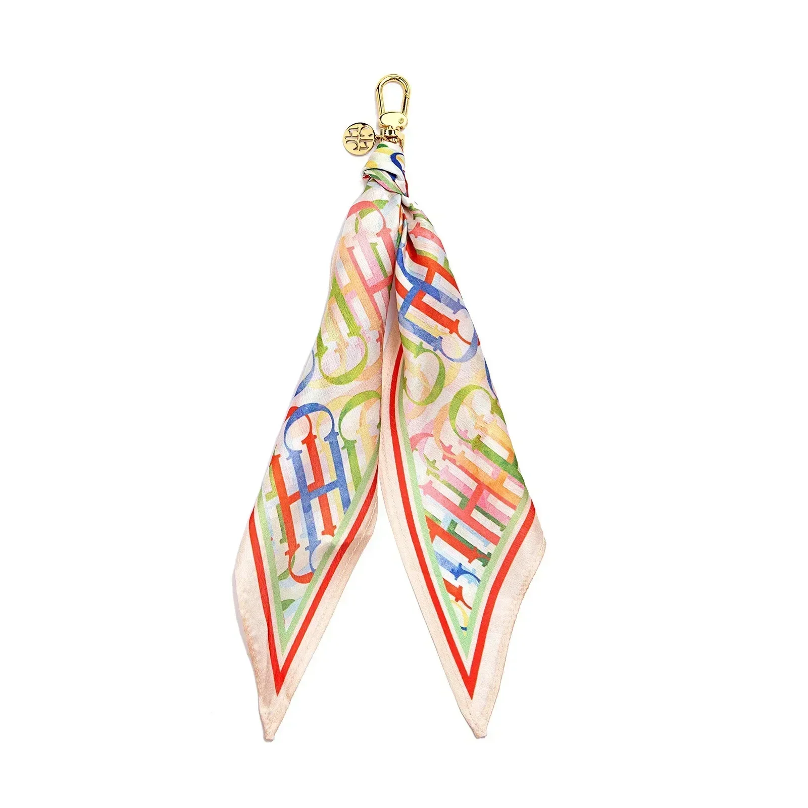 CH Scarf Keychain Bag Charm Mo - Monogrammed Handkerchief ulasan dan harga