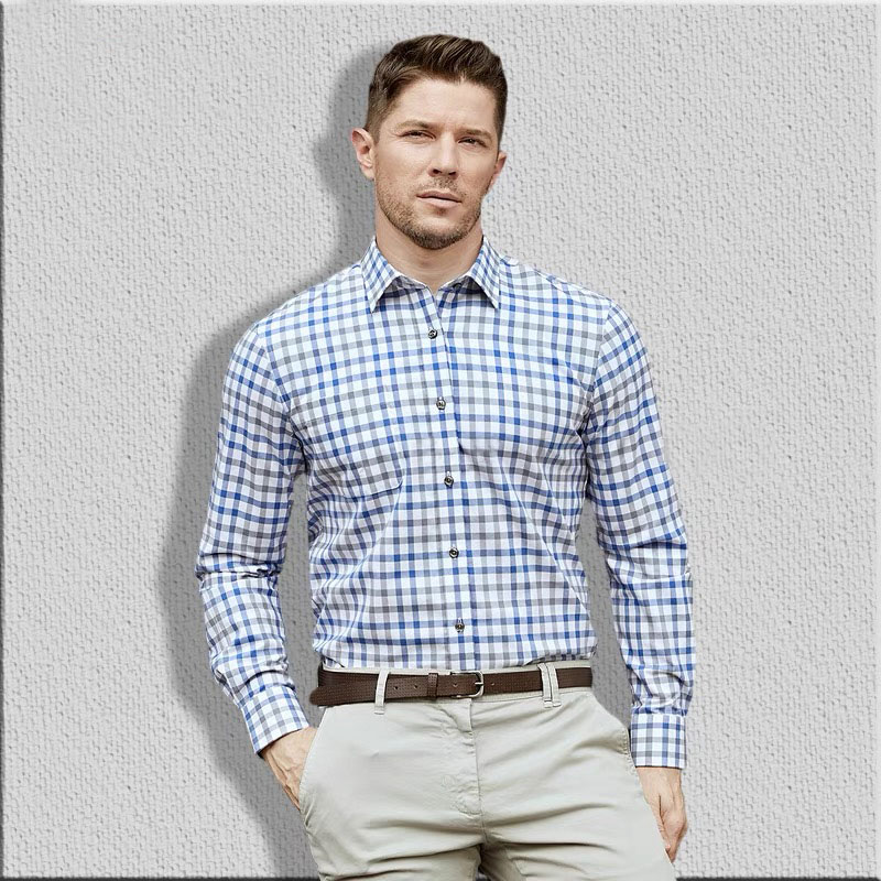 Men's long sleeve shirt pure c - Men Formal Wear Summer ulasan dan harga