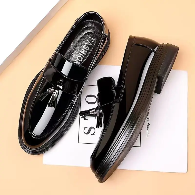 Black Social Shoe for Men Casu - Young Men Formal Wear ulasan dan harga