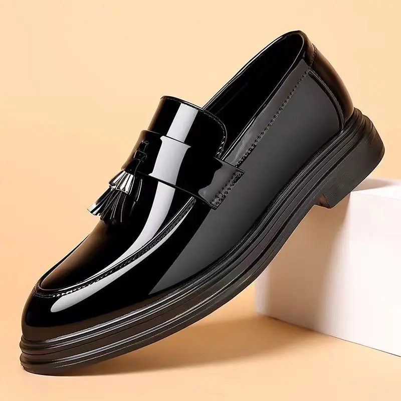 Black Social Shoe for Men Casu - Young Men Formal Wear ulasan dan harga