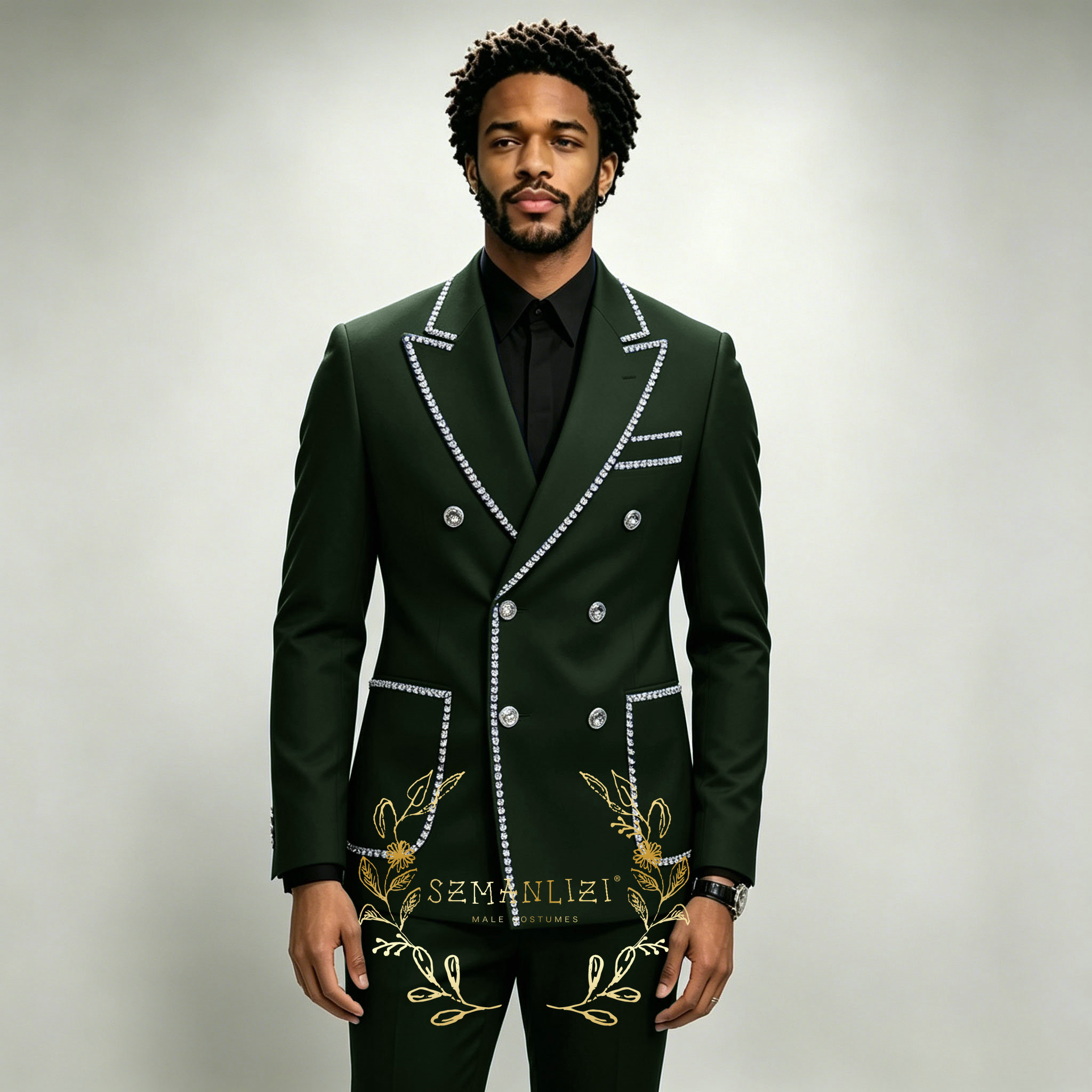 Luxury Men's Suits 2 Pieces Ro - Men Formal Wear For Wedding ulasan dan harga