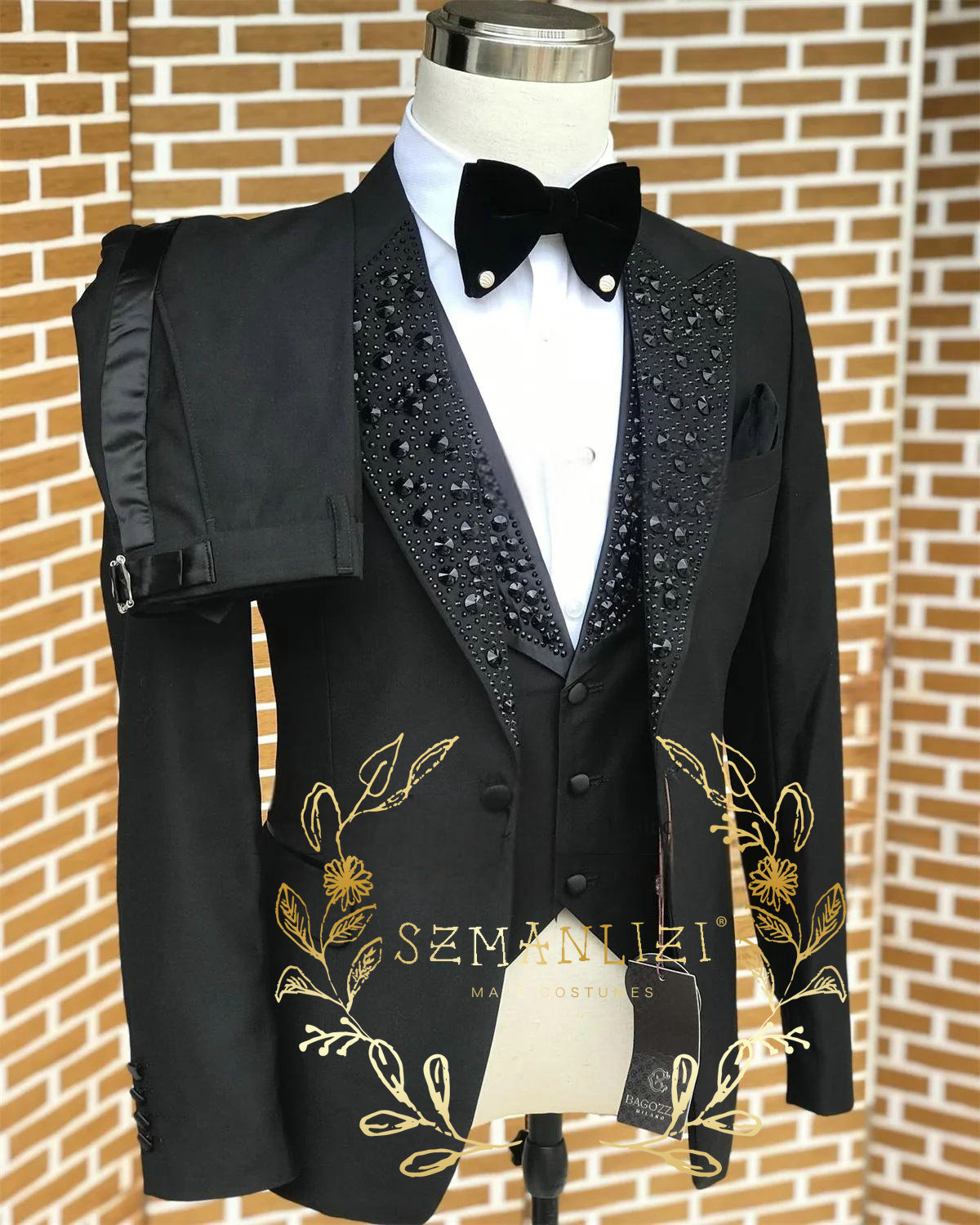Black Men Suits Luxury Stone C - Men Formal Wear For Wedding ulasan dan harga