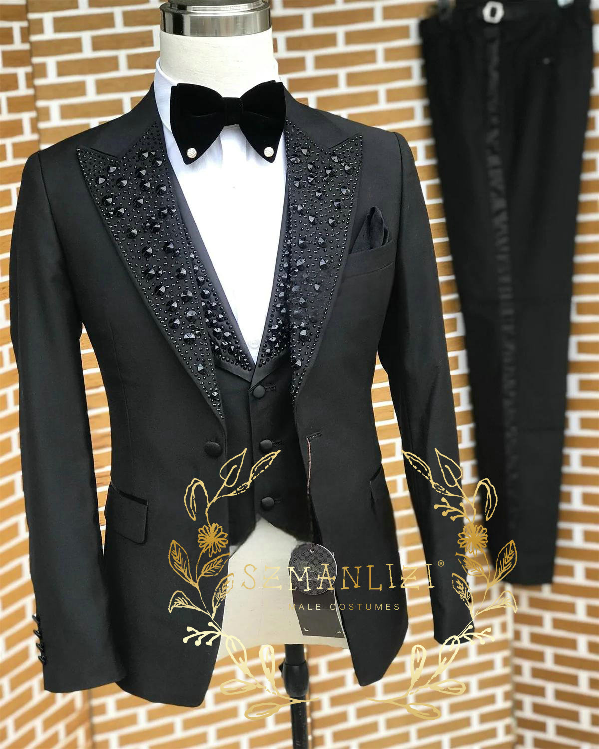 Black Men Suits Luxury Stone C - Men Formal Wear For Wedding ulasan dan harga