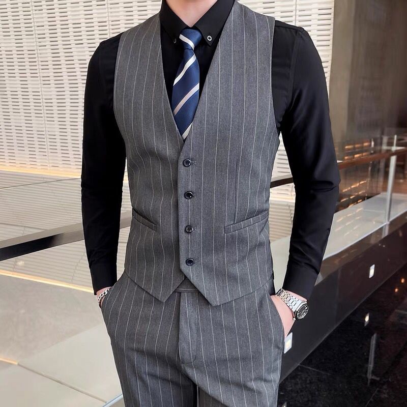 Slim Fit Tee Piece Suit Weddin - Men'S Urban Formal Wear ulasan dan harga