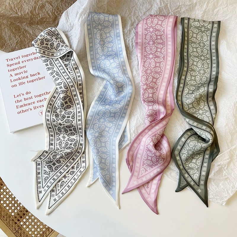 Set Series Silk Satin Scarf Wo - Silk Tie Woven ulasan dan harga