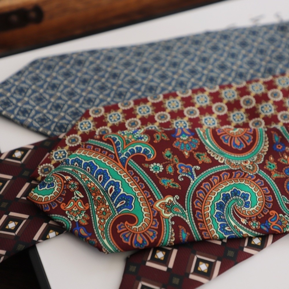 New Elegant Paisley Necktie Fo - Men Formal Wear With Tie ulasan dan harga