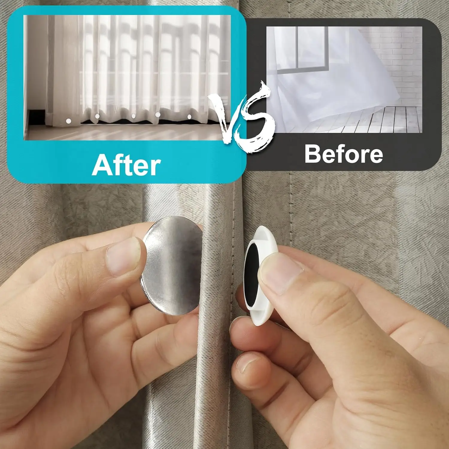 Windproof Magnetic Curtain Wei - Silk Tie Woven ulasan dan harga