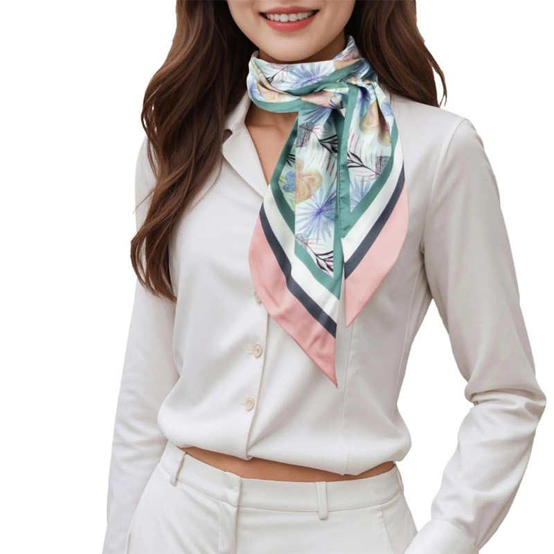 Fashion Stripes Hair Ribbon Sc - Silk Tie Woven ulasan dan harga