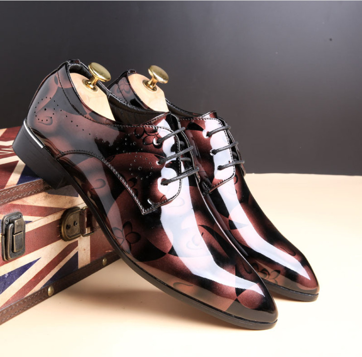 Office Men Dress Shoes Floral  - Men'S Formal Attire ulasan dan harga