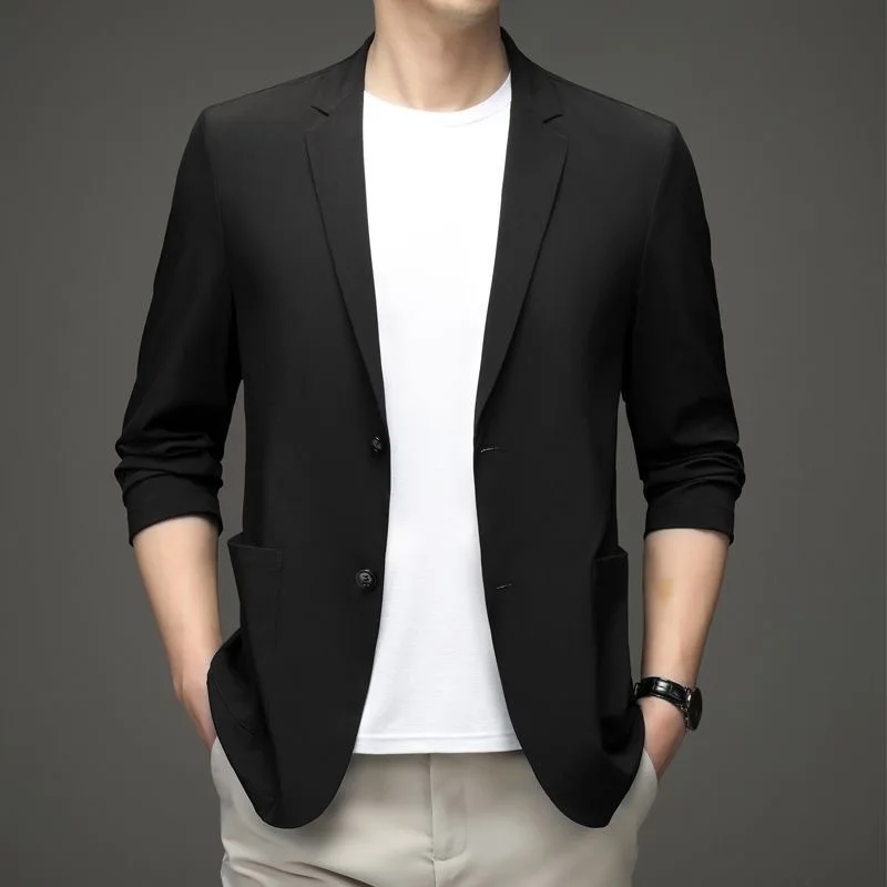 New Summer Men Thin Blazers Bu - Men Formal Wear Summer ulasan dan harga