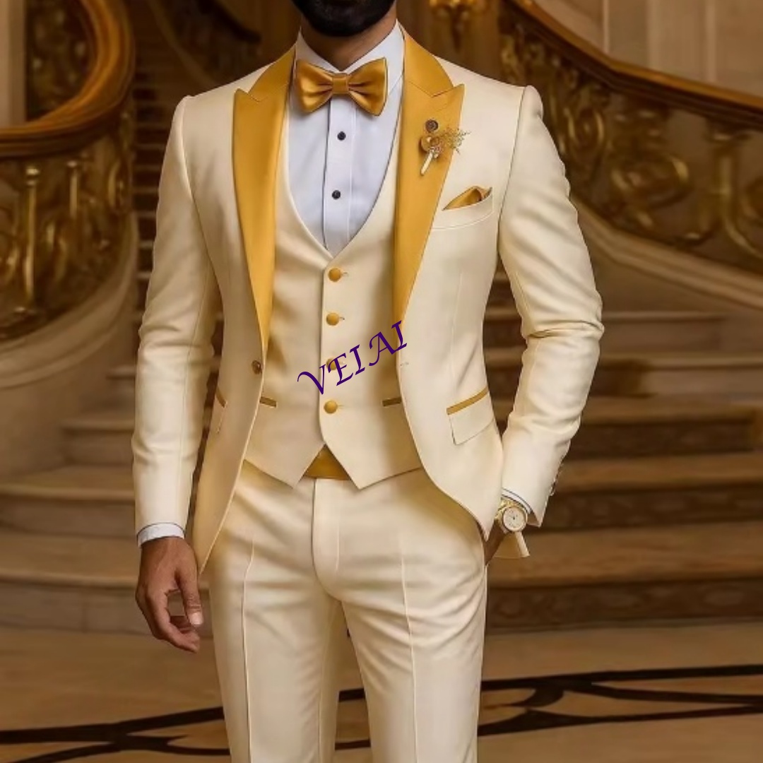 CustomizedGold Collar Ivory Me - Young Men Formal Wear ulasan dan harga