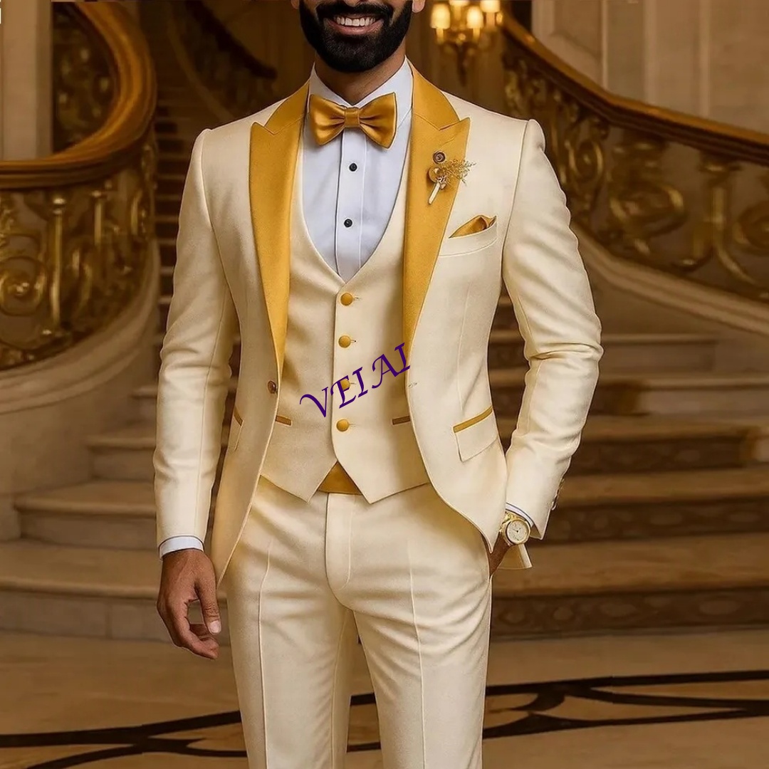 CustomizedGold Collar Ivory Me - Young Men Formal Wear ulasan dan harga