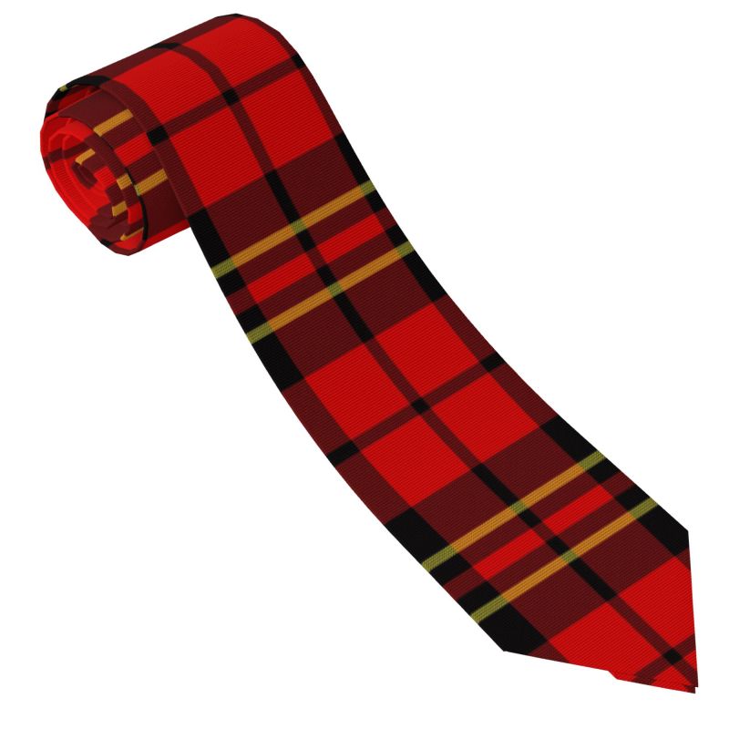 Scottish Tartan Men's Necktie  - Men Formal Wear Red ulasan dan harga