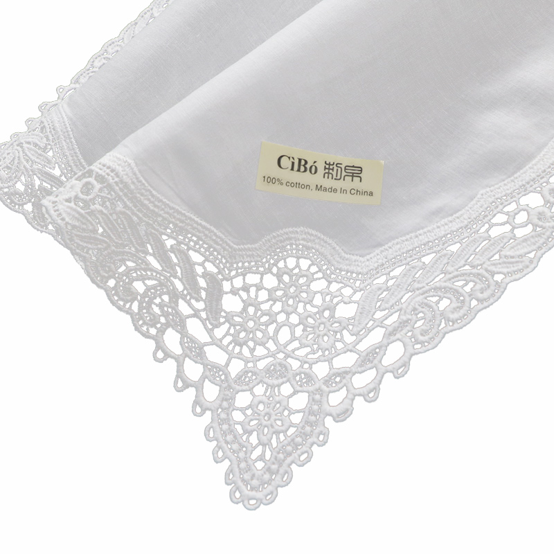 A009 White Cotton 100 Piece La - Monogrammed Handkerchief ulasan dan harga