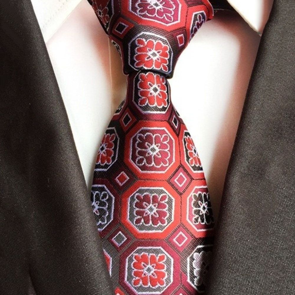 Fashion Paisley Floral Neck Ti - Men Formal Wear With Tie ulasan dan harga