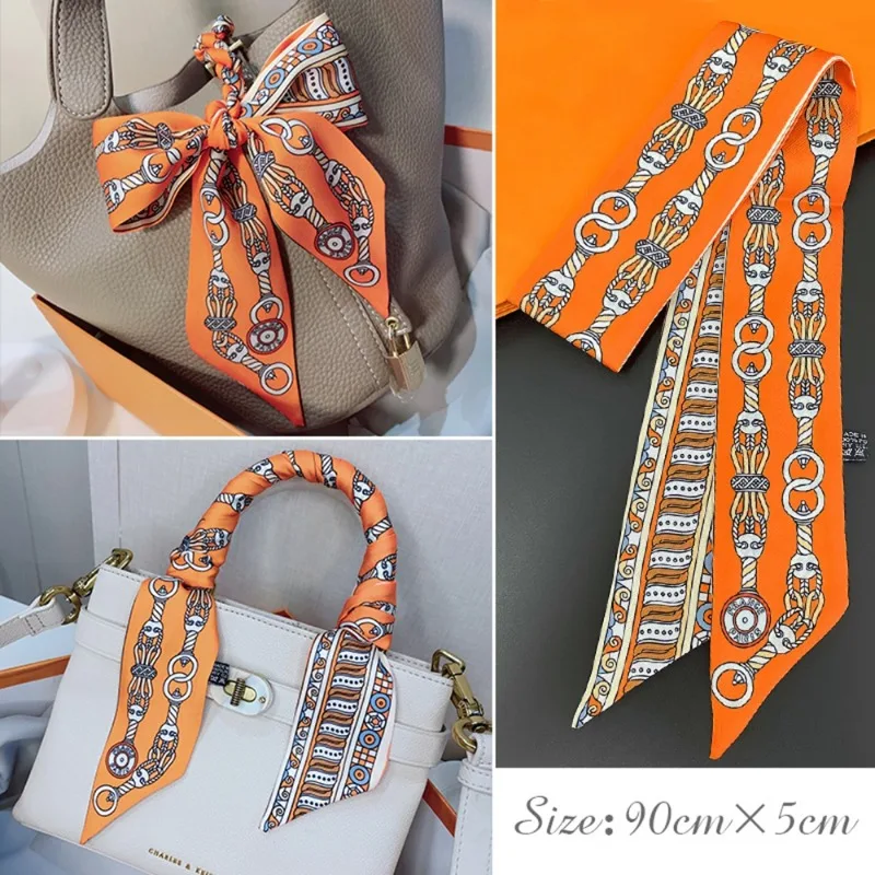 Fashion Skinny Silk Scarf for  - Silk Tie Woven ulasan dan harga