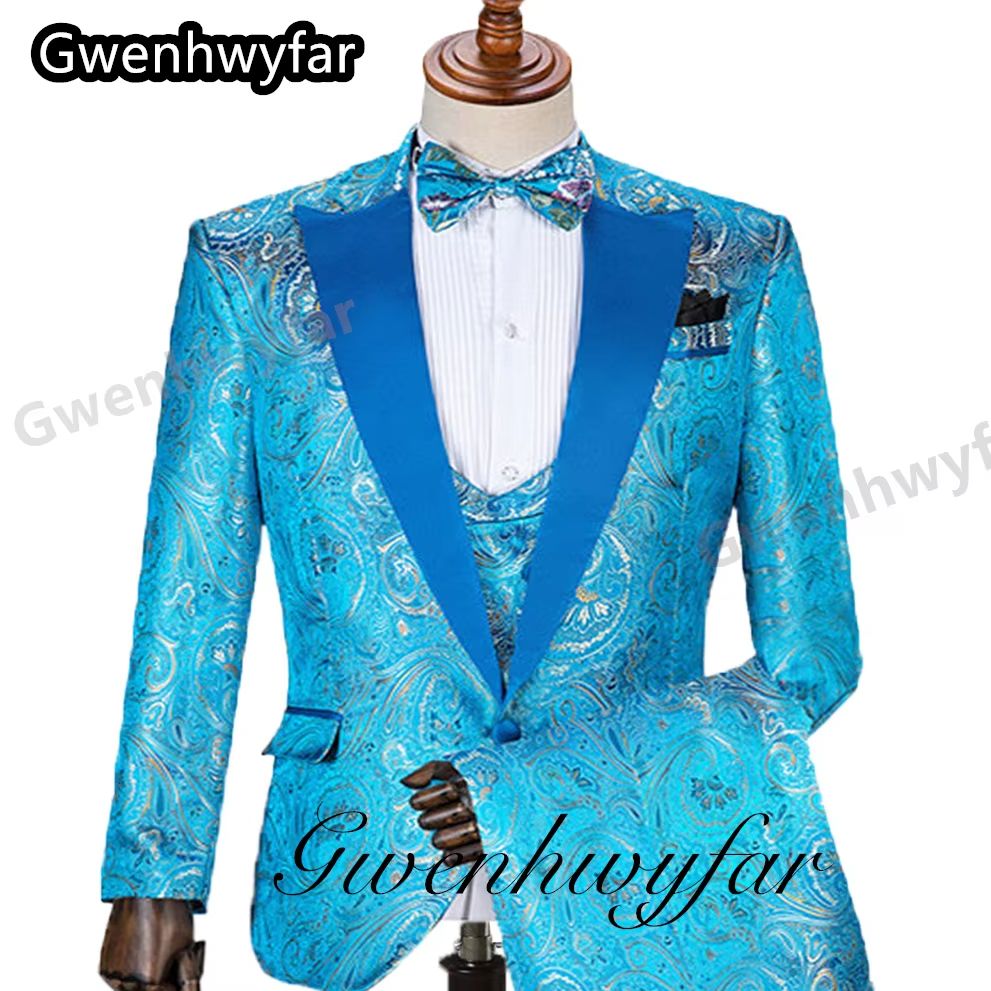 Gwenhwyfar Pattern Men Suits M - Men Formal Wear For Wedding ulasan dan harga