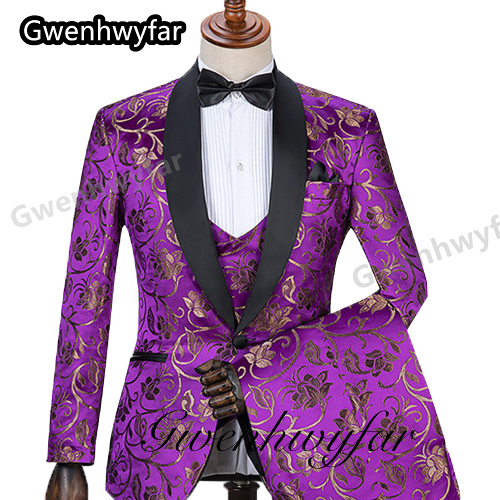 Gwenhwyfar Pattern Men Suits M - Men Formal Wear For Wedding ulasan dan harga