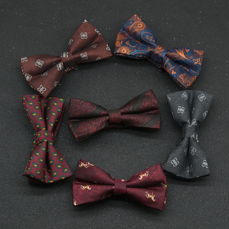 Bow tie men wedding double gro - Men Formal Wear With Tie ulasan dan harga