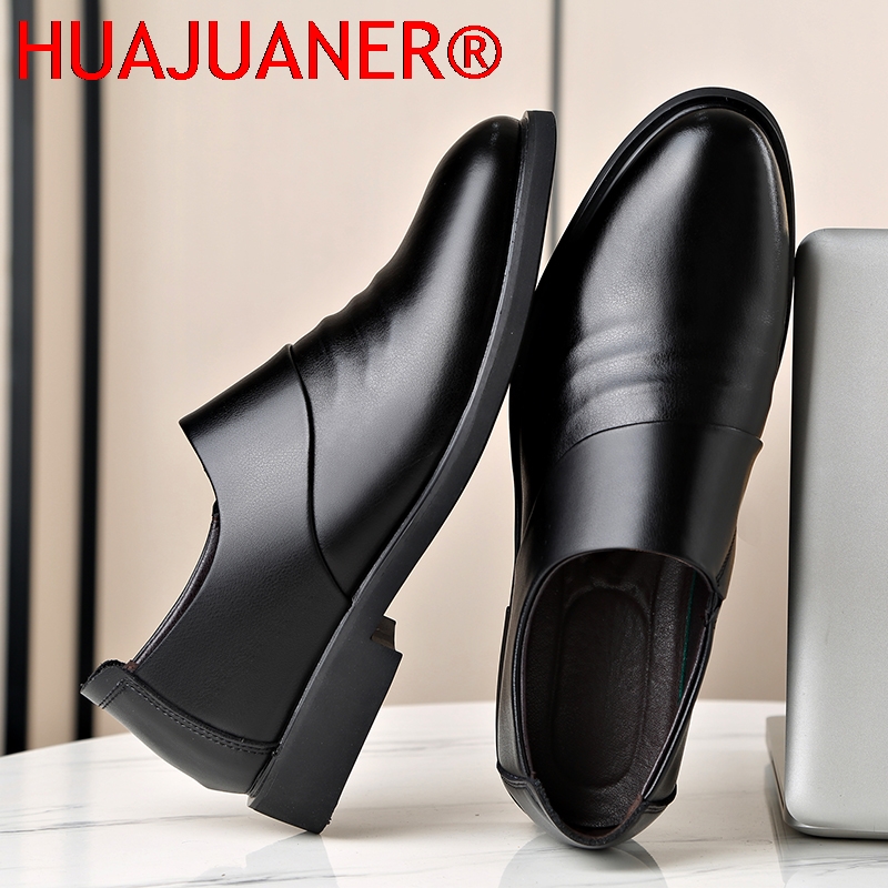 New Genuine Leather Men's Flat - Men'S Formal Attire ulasan dan harga