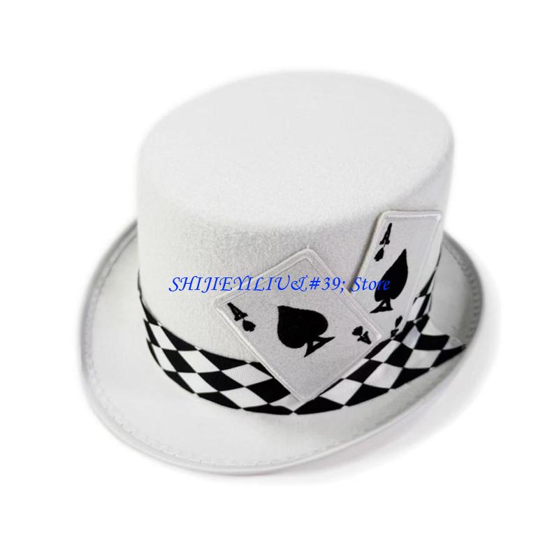 E21F Elegant Top Hat for Women - Tall Men Formal Wear ulasan dan harga