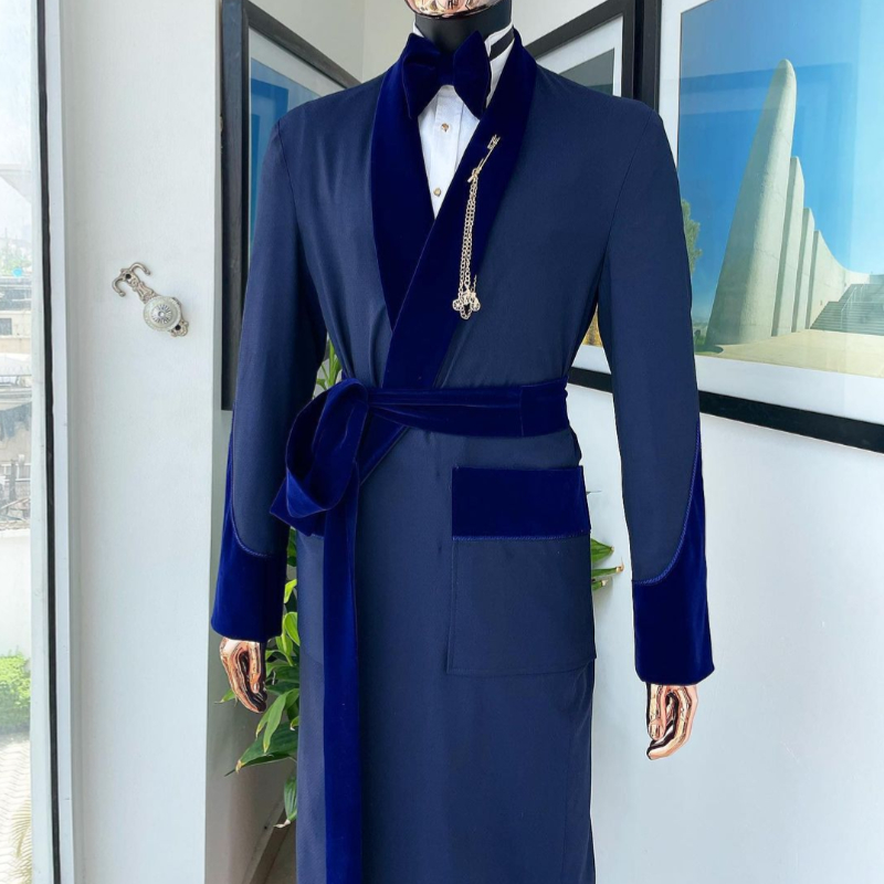 Tailor Made Royal Blue Men Sui - Men Formal Wear For Wedding ulasan dan harga