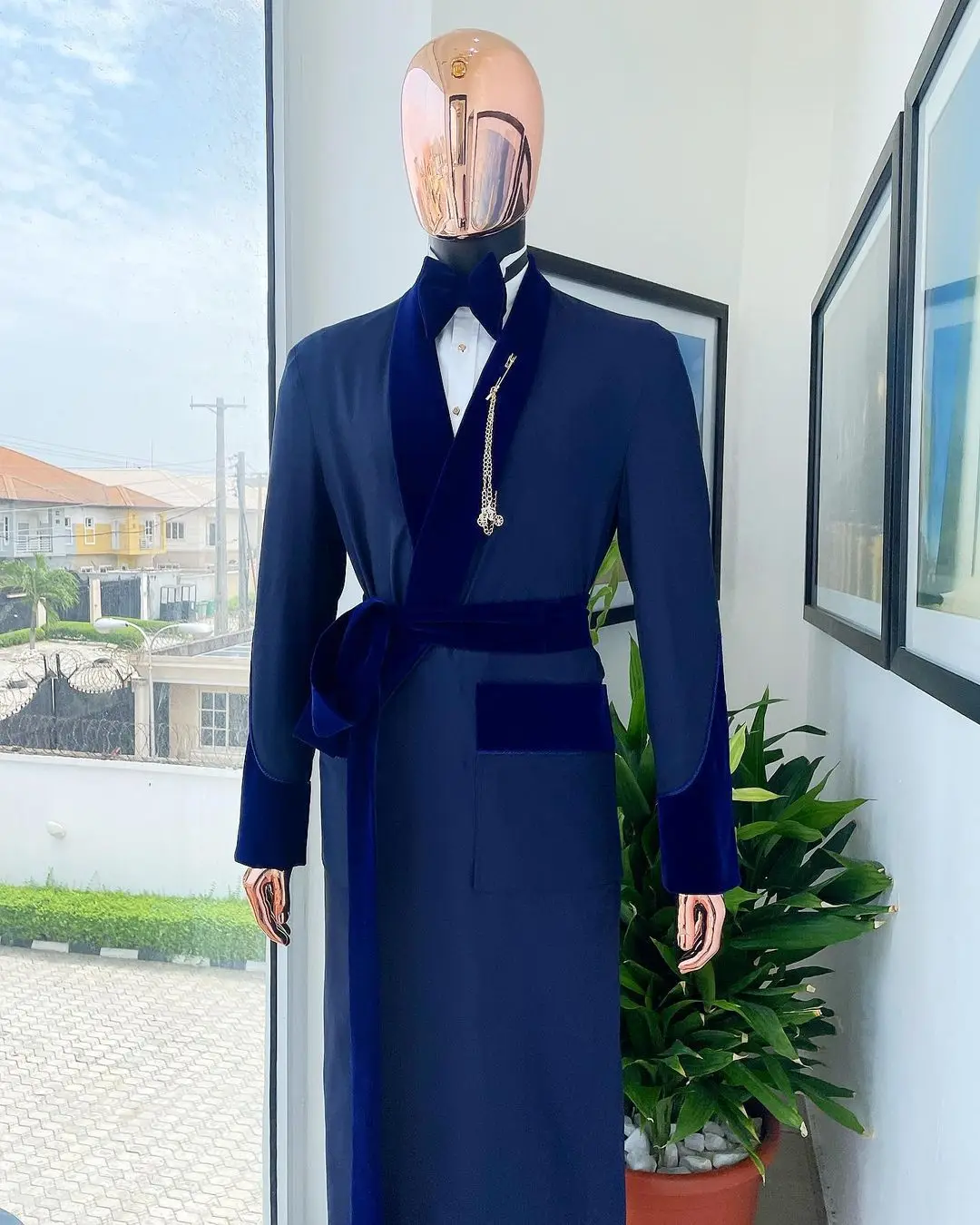 Tailor Made Royal Blue Men Sui - Men Formal Wear For Wedding ulasan dan harga